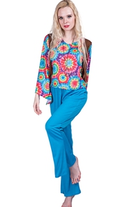 F1859 hippie costume for women